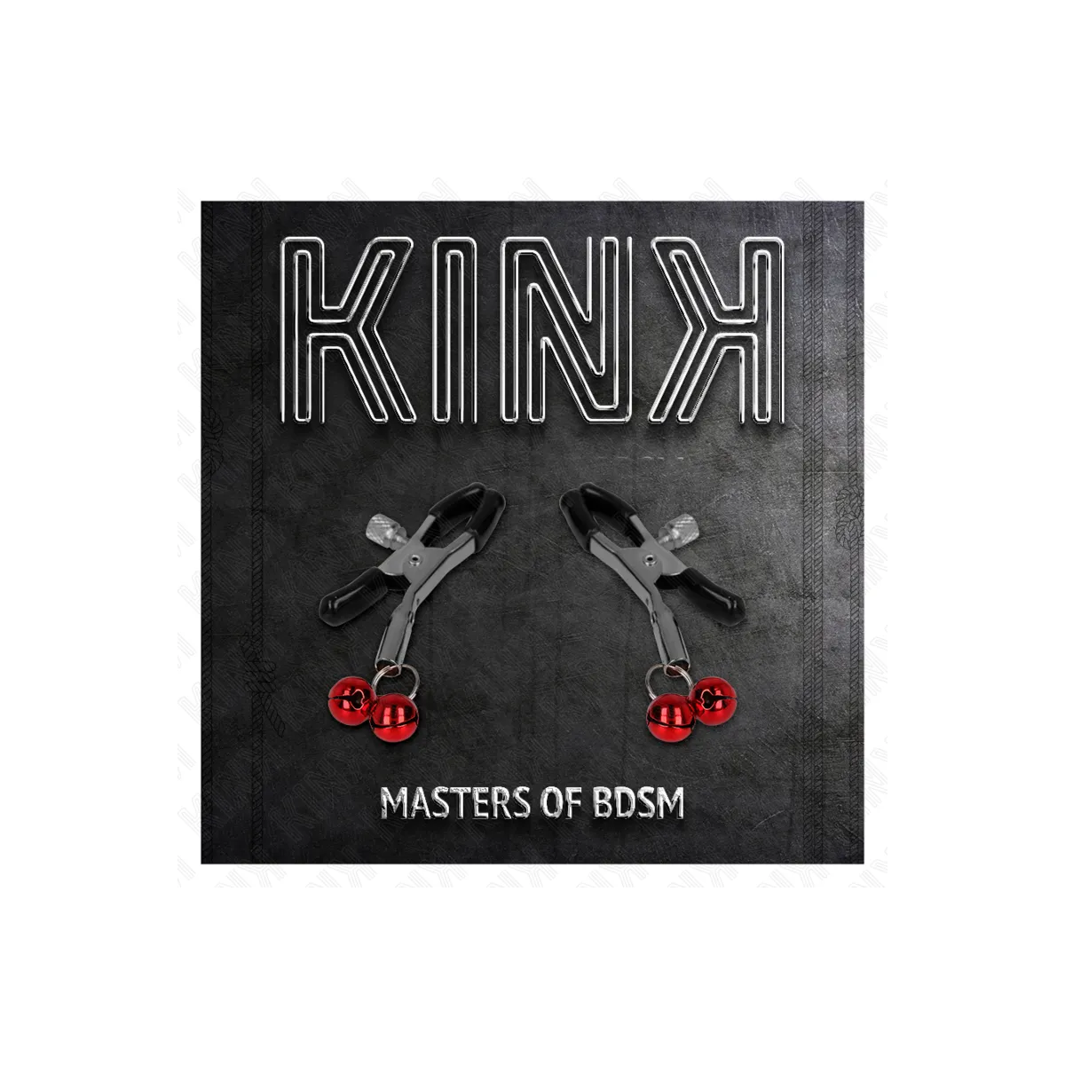 Doppelte Glocken-Nippelklammere Rot 6 cm von Kink Nipple Grip | Fesselliebe.de