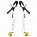 Goldene Jingle Bell anhänger-Nippelklammern 6 cm von Kink Nipple Grip