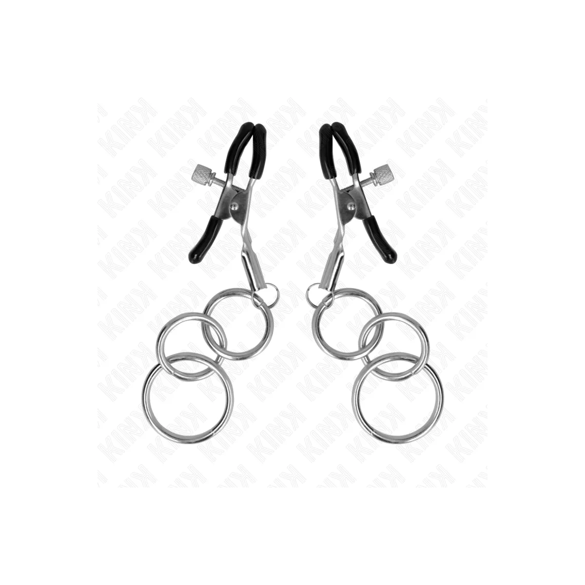 3 O-Ring Nippelklemmen 6 cm von Kink Nipple Grip | Fesselliebe.de