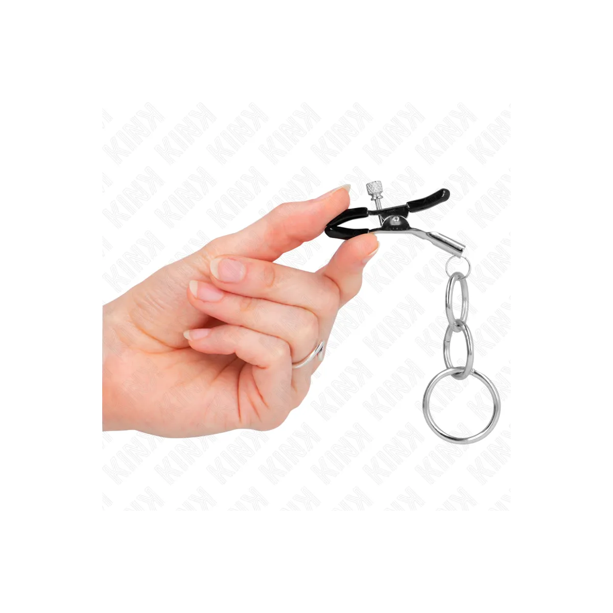 3 O-Ring Nippelklemmen 6 cm von Kink Nipple Grip | Fesselliebe.de