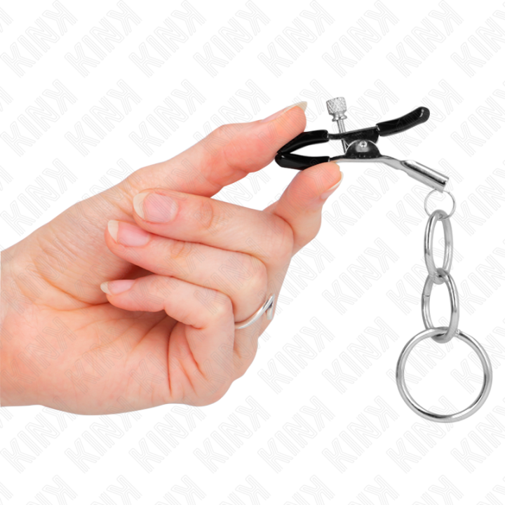 3 O-Ring Nippelklemmen 6 cm von Kink Nipple Grip | Fesselliebe.de