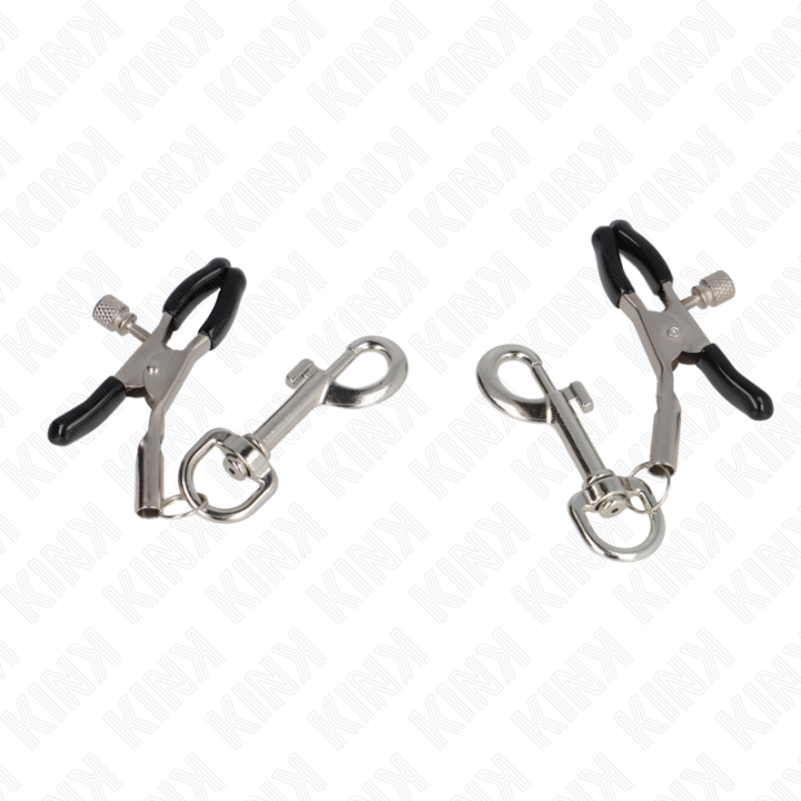 Haken-Nippelklammern 6 cm von Kink Nipple Grip | Fesselliebe.de