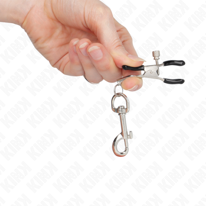 Haken-Nippelklammern 6 cm von Kink Nipple Grip | Fesselliebe.de