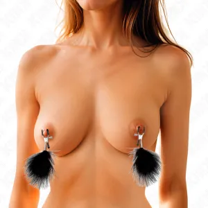 Federnippenklemme Schwarz 7 cm von Kink Nipple Grip | Fesselliebe.de