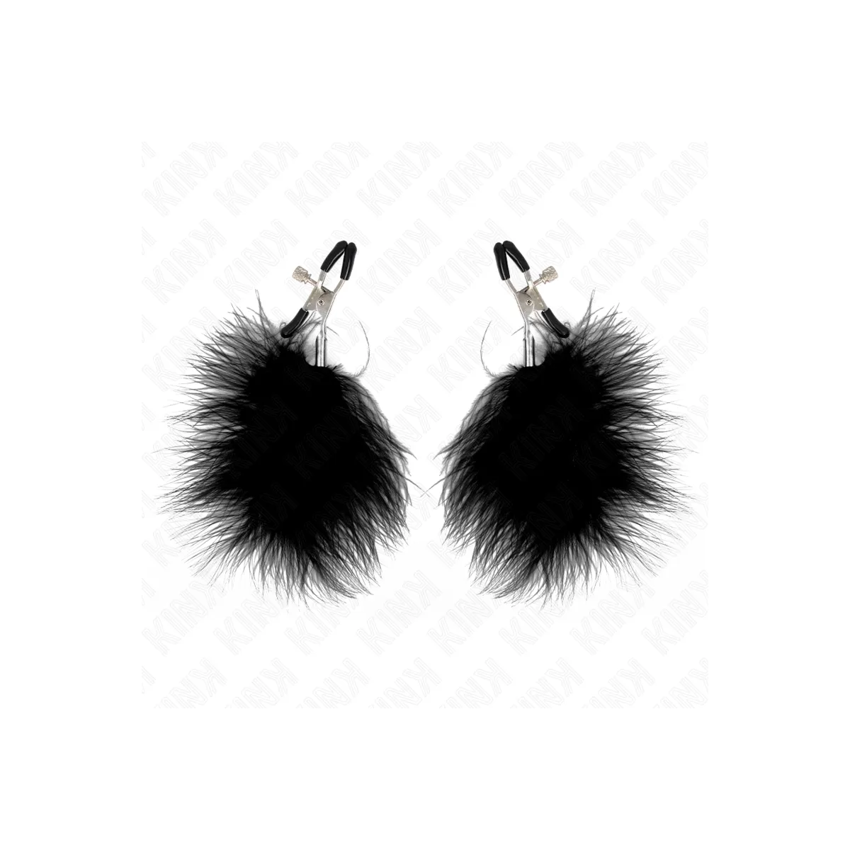 Federnippenklemme Schwarz 7 cm von Kink Nipple Grip | Fesselliebe.de