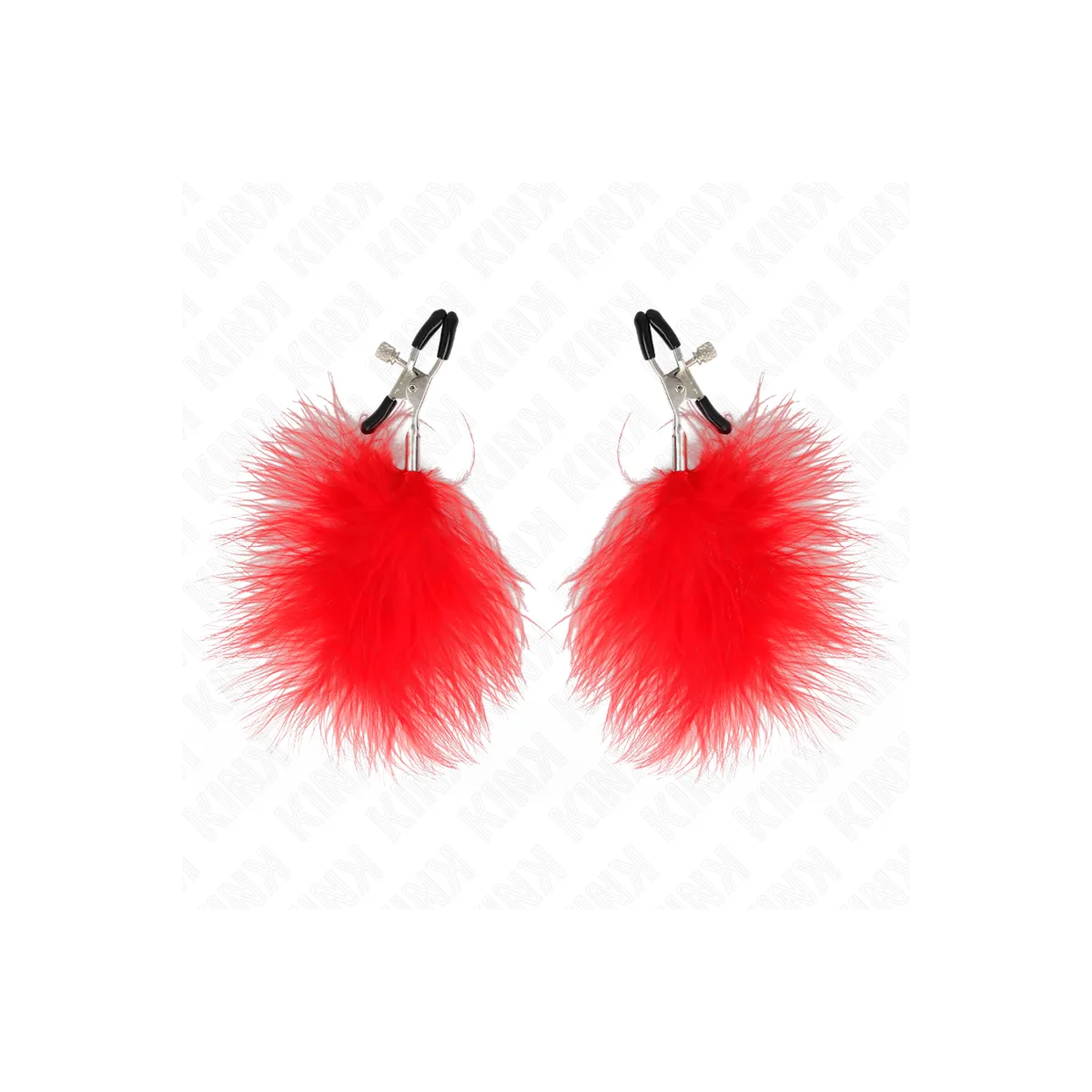 Federnippenklemme Rot 7 cm von Kink Nipple Grip | Fesselliebe.de