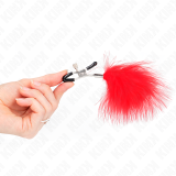 Federnippenklemme Rot 7 cm von Kink Nipple Grip | Fesselliebe.de