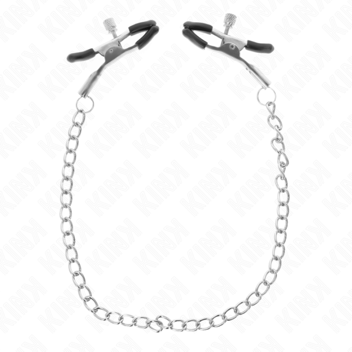 Dünne Kettennippelklammern 30 cm von Kink Nipple Grip | Fesselliebe.de
