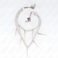 Nippelklemmen mit Spikes Ketten 30 cm von Kink Nipple Grip
