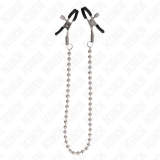 Perlenkette Nippelklemmen 30 cm von Kink Nipple Grip | Fesselliebe.de