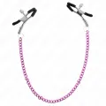 Kette Nippelklemmen Lila 30 cm von Kink Nipple Grip