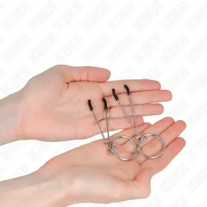 Dünne Nippelklemmen mit O-Ring 7 cm von Kink Nipple Grip
