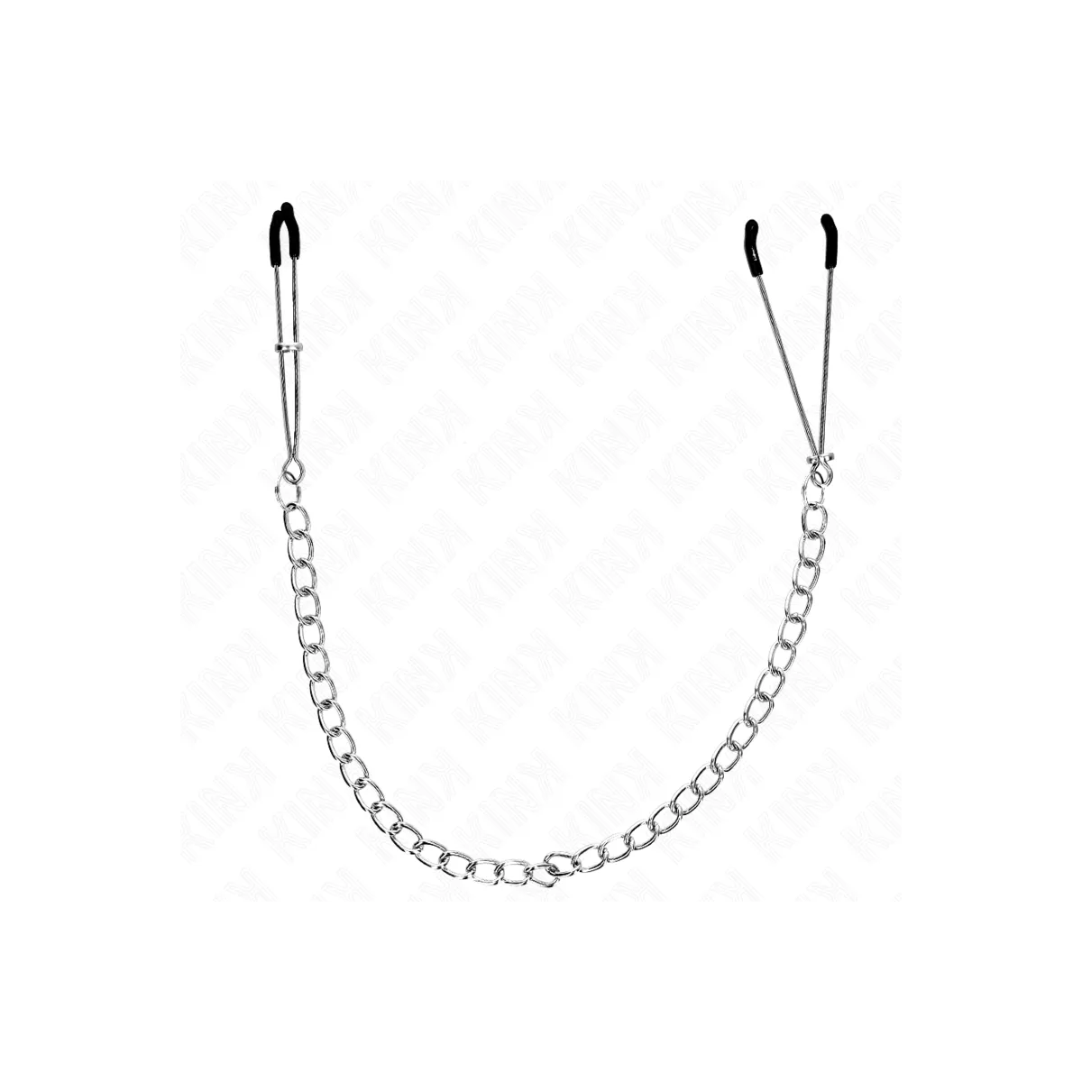 Dünne Nippelklemmen mit Dicker Kette 30 cm von Kink Nipple Grip | Fesselliebe.de