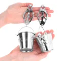 Japanische Kleeblatt-Nippelklammern mit Eimer Silber von Kink Nipple Grip