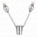 Nippelklemmen mit Eimer Silber von Kink Nipple Grip
