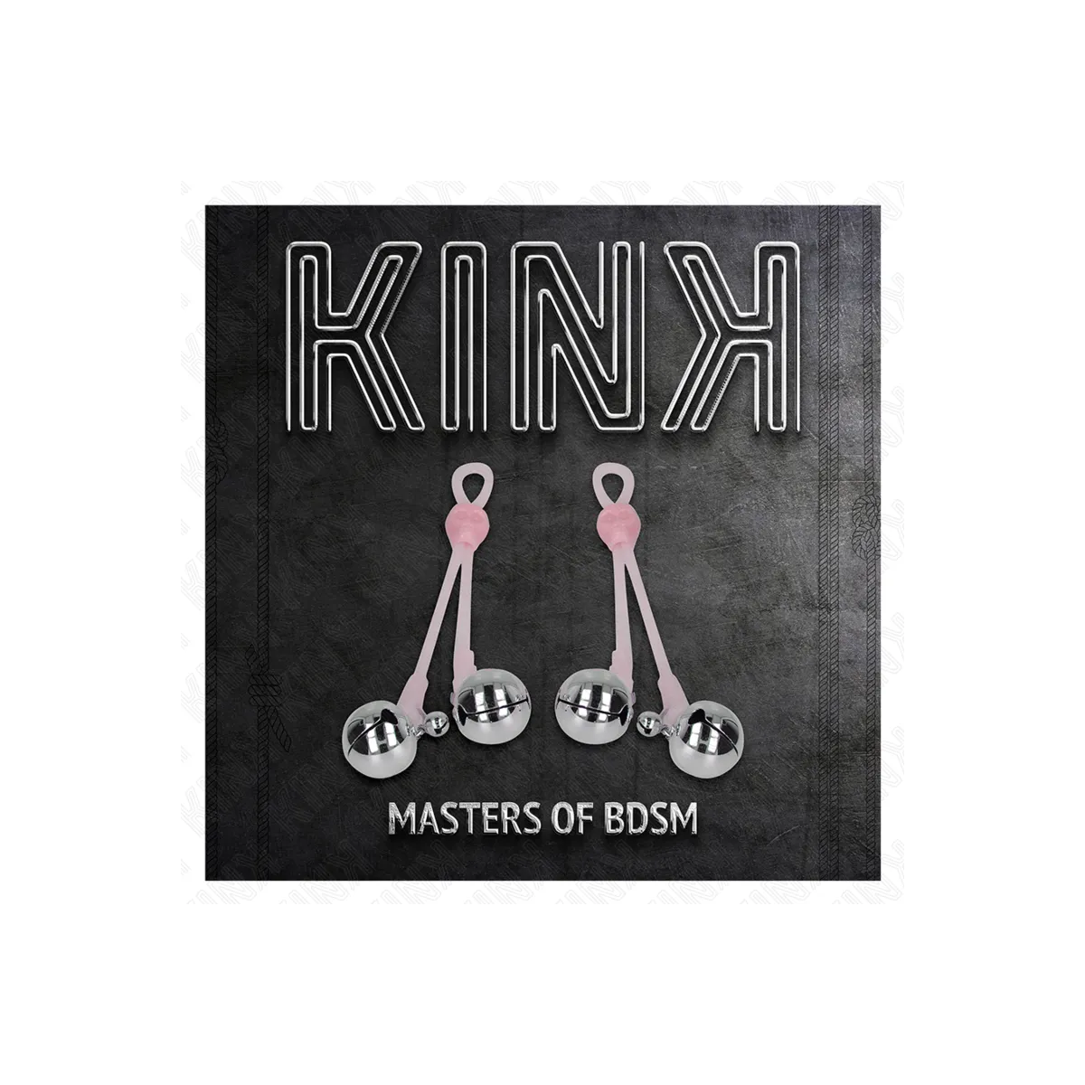 Leuchtende Totenkopf-Nippelklammern mit Ringglöckchen Verstellbar Rosa/Silber von Kink Nipple Grip | Fesselliebe.de