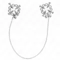 Metallische Blumen-Nippelklammern mit Kette von Kink Nipple Grip