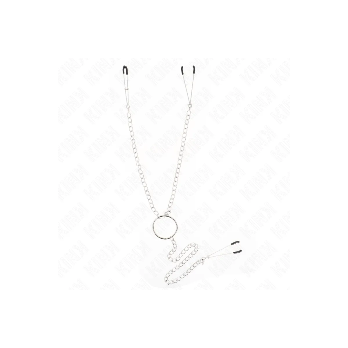 Dreifach Nippel- und Klitzisklemmen mit Kette Modell 1 von Kink Nipple Grip | Fesselliebe.de