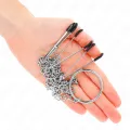 Dreifach Nippel- und Klitzisklemmen mit Kette Modell 1 von Kink Nipple Grip