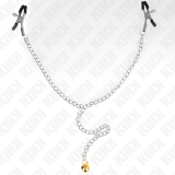 Kettennippelklammern mit Glocke 30 cm von Kink Nipple Grip | Fesselliebe.de