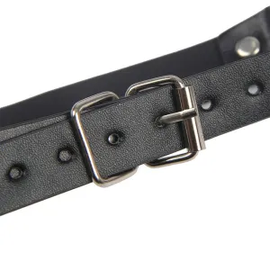 953720 Bondage Lederriemen Brustklemmen Schwarz eine Grösse von Subblime Fetish