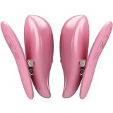 Cailey Nippelklemmen 10 Vibrationen mit Fernbedienung Rosa von Pretty Love | Fesselliebe.de