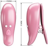 Cailey Nippelklemmen 10 Vibrationen mit Fernbedienung Rosa von Pretty Love | Fesselliebe.de