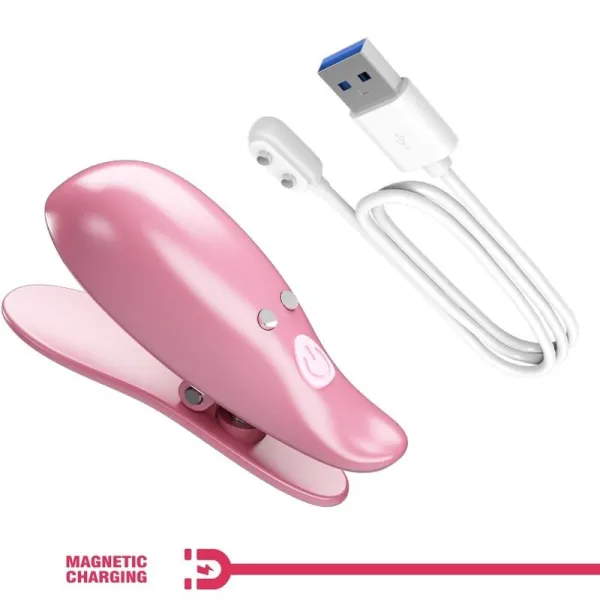 Cailey Nippelklemmen 10 Vibrationen mit Fernbedienung Rosa von Pretty Love | Fesselliebe.de