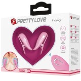 Cailey Nippelklemmen 10 Vibrationen mit Fernbedienung Rosa von Pretty Love | Fesselliebe.de