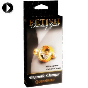 Magnetic Clamps von Fetish Fantasy Gold
