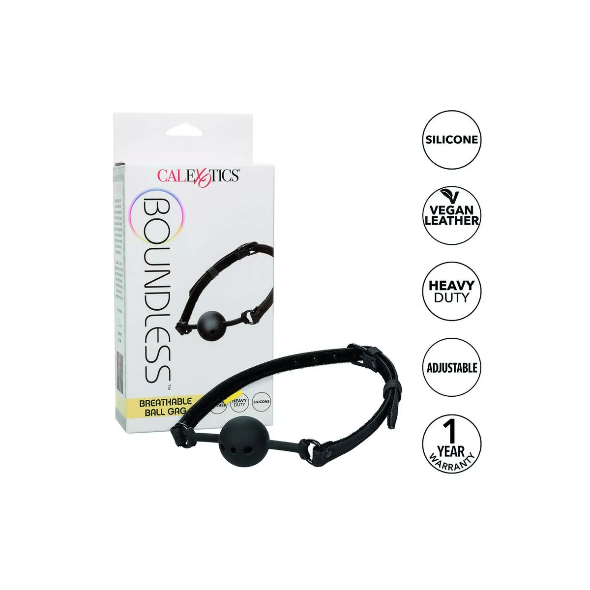 Boundless Atmungsaktiver Ballknebel von Calexotics | Fesselliebe.de