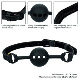 Boundless Atmungsaktiver Ballknebel von Calexotics | Fesselliebe.de