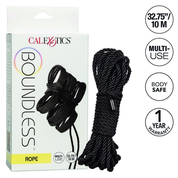 Boundless Seil 10m Schwarz von Calexotics | Fesselliebe.de