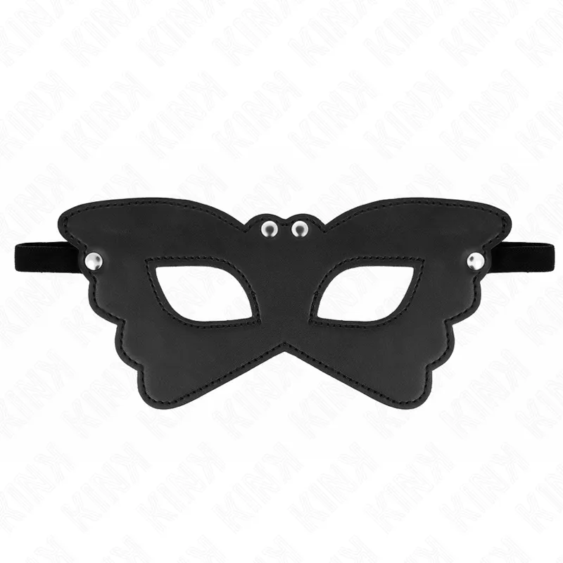 Schmetterlingsform-Kunstledermaske 20 X 9 cm von Kink Masked Allure | Fesselliebe.de
