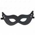 Kunstledermaske mit Nieten Modell 1 26 X 8 cm von Kink Masked Allure