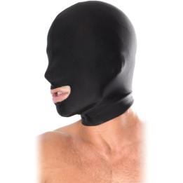 Haube mit Offenem Mund Schwarz von Fetish Fantasy Series | Fesselliebe.de