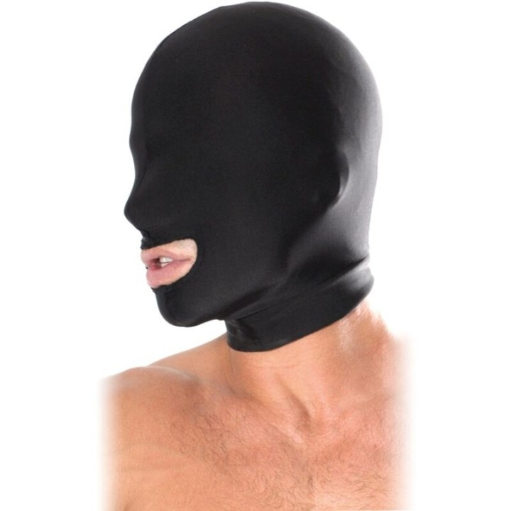 Haube mit Offenem Mund Schwarz von Fetish Fantasy Series | Fesselliebe.de