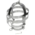 Maske mit Stahlhalskette von Metal Hard