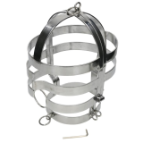Maske mit Stahlhalskette von Metal Hard | Fesselliebe.de
