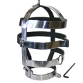 Maske mit Stahlhalskette von Metal Hard