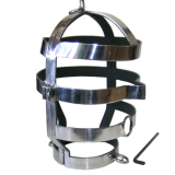 Maske mit Stahlhalskette von Metal Hard | Fesselliebe.de