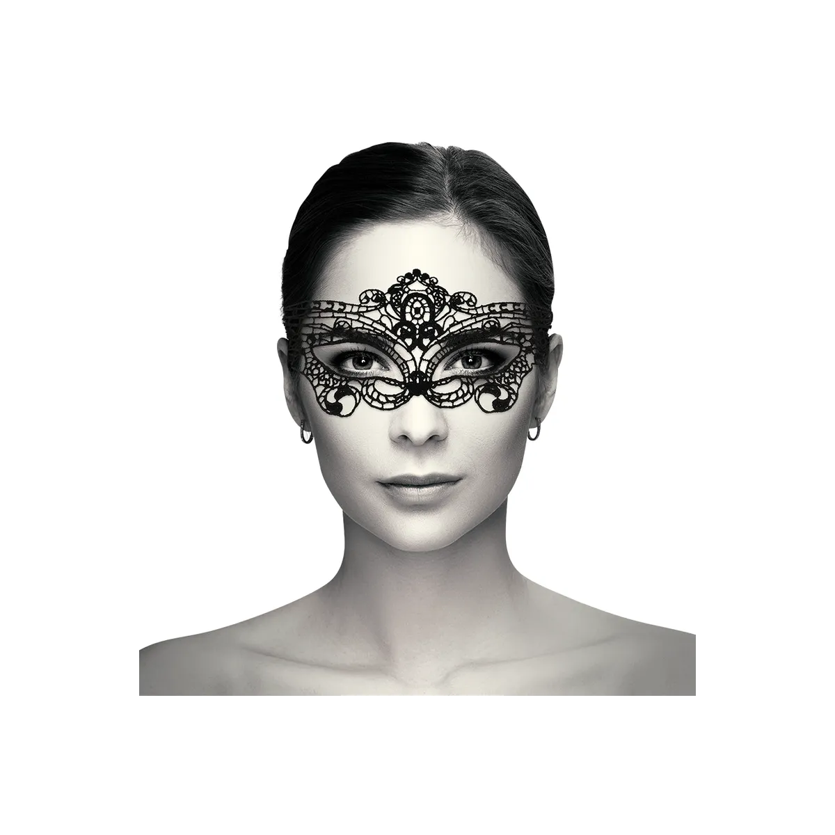 Feine Schwarze Spitzenmaske von Coquette Accessories | Fesselliebe.de