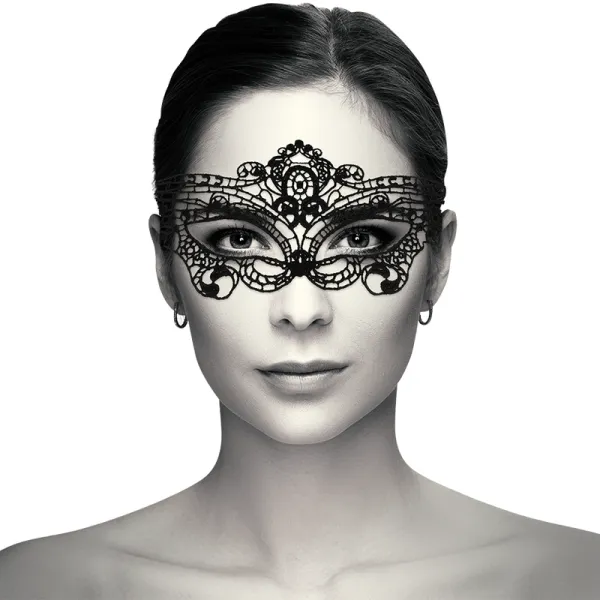 Feine Schwarze Spitzenmaske von Coquette Accessories | Fesselliebe.de