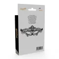 Feine Schwarze Spitzenmaske von Coquette Accessories
