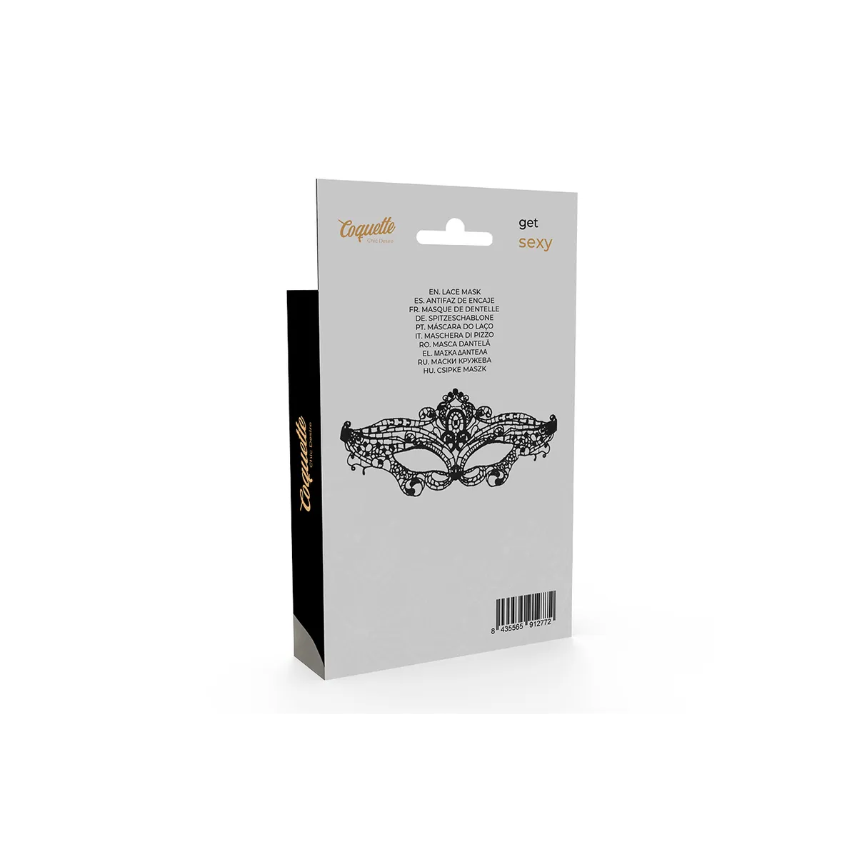 Feine Schwarze Spitzenmaske von Coquette Accessories | Fesselliebe.de