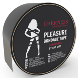 Klebendes Schwarzes Bondageband 15m von Darkness Bondage | Fesselliebe.de