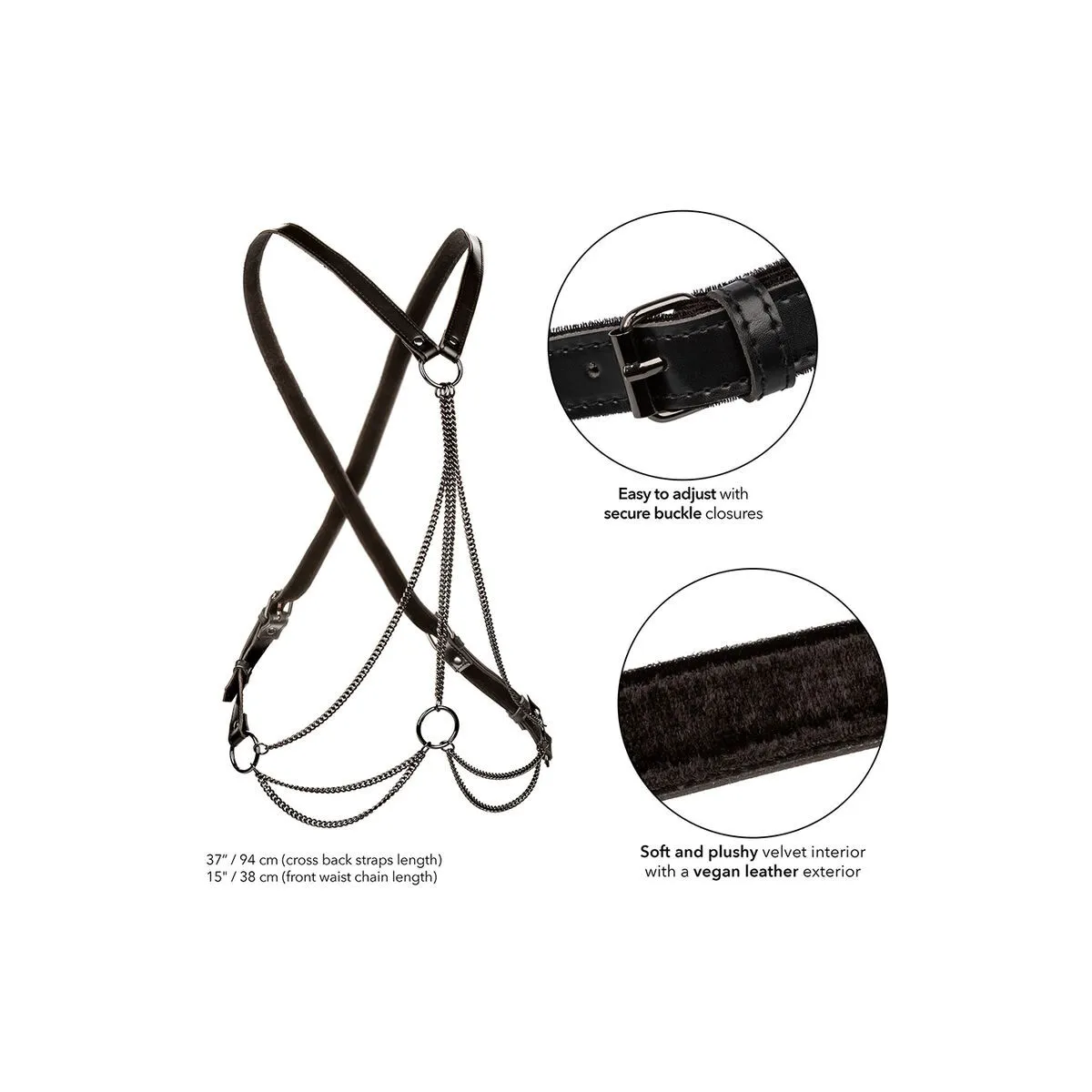 Euphoria Multichain Harness Premium von Calexotics | Fesselliebe.de