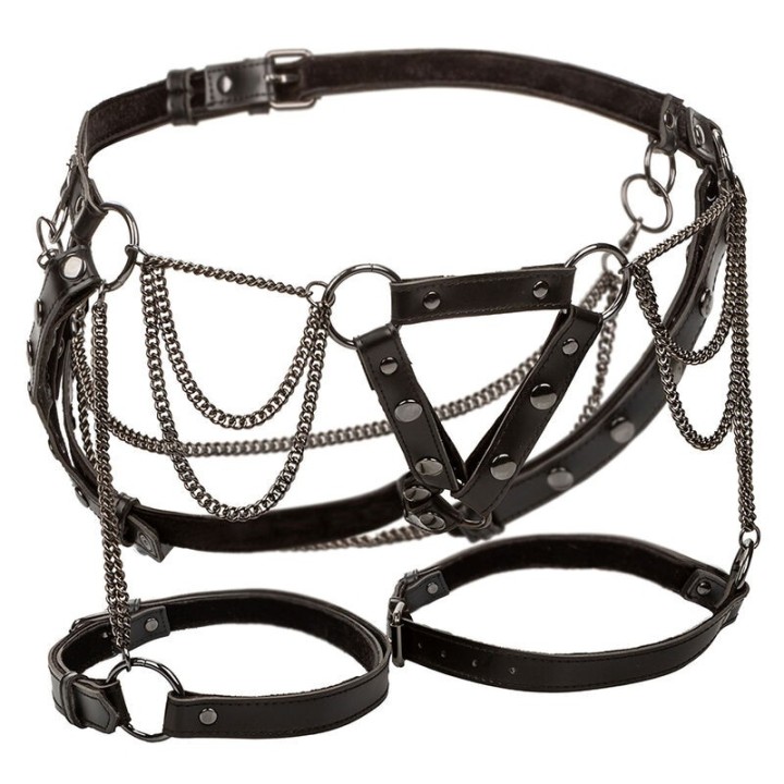 Euphoria Multichain Oberschenkelharness Premium Plus Grösse von Calexotics | Fesselliebe.de