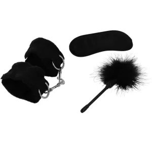 Fetish Erotikspielset 2 mit Handschellen, Blindmaske und Kitzel von Intense Fetish