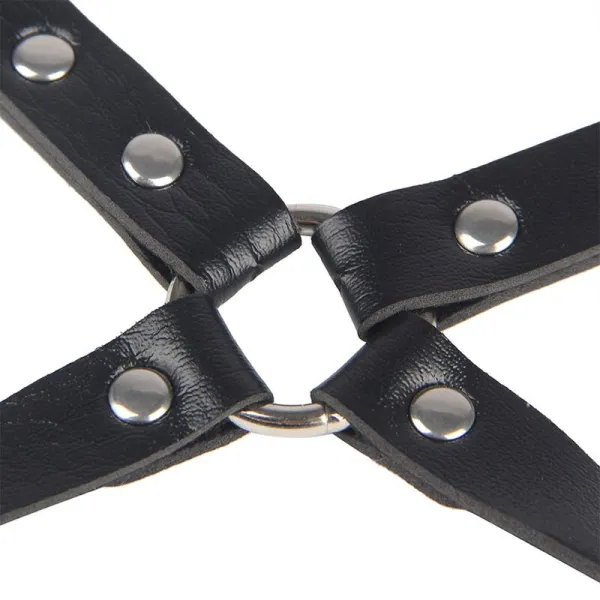 953690 Handschellen mit Bondage-Gürtel Schwarz eine Grösse von Subblime Fetish | Fesselliebe.de